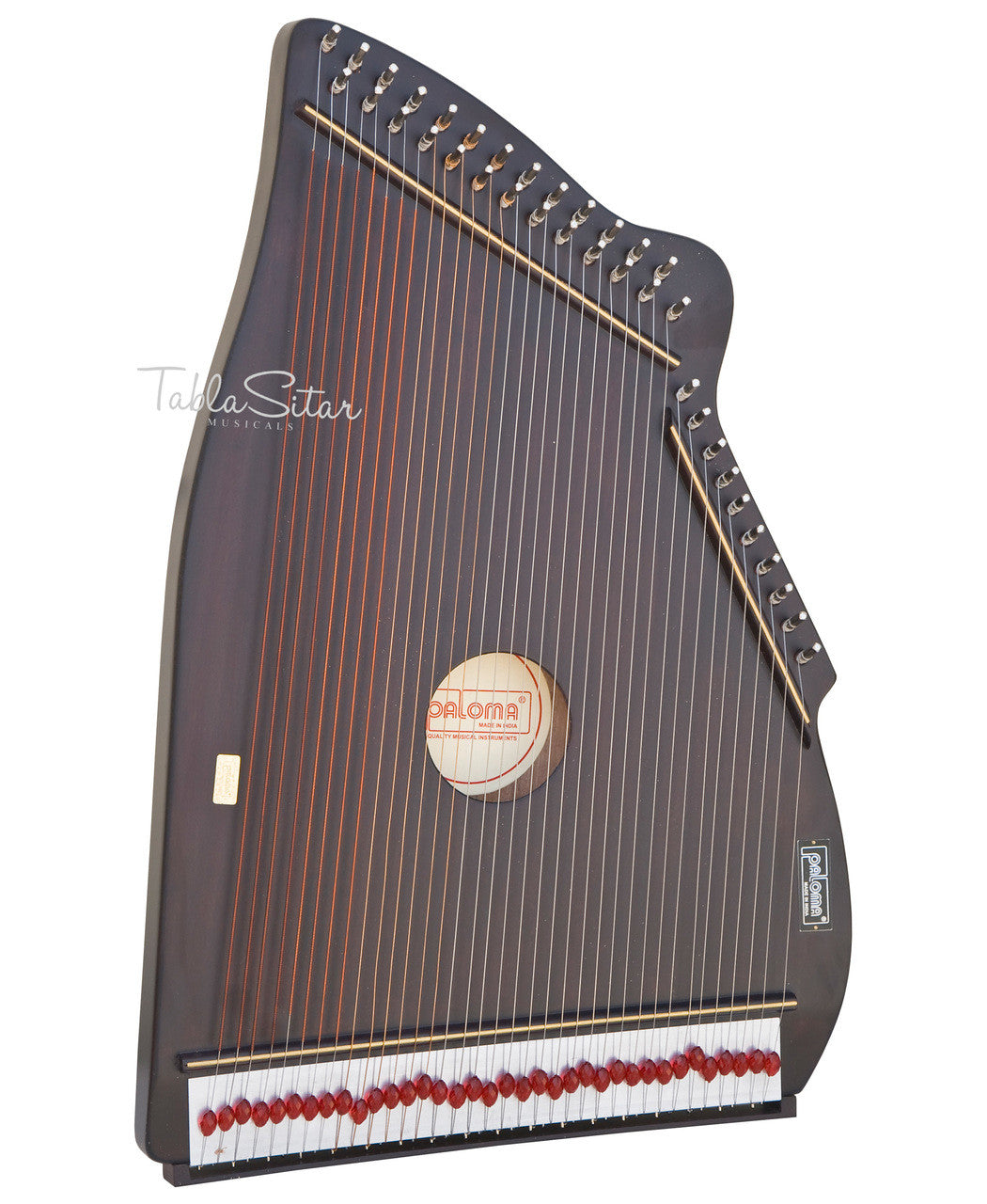 PALOMA Swarmandal, Dark Color, Tun Wood - BJE