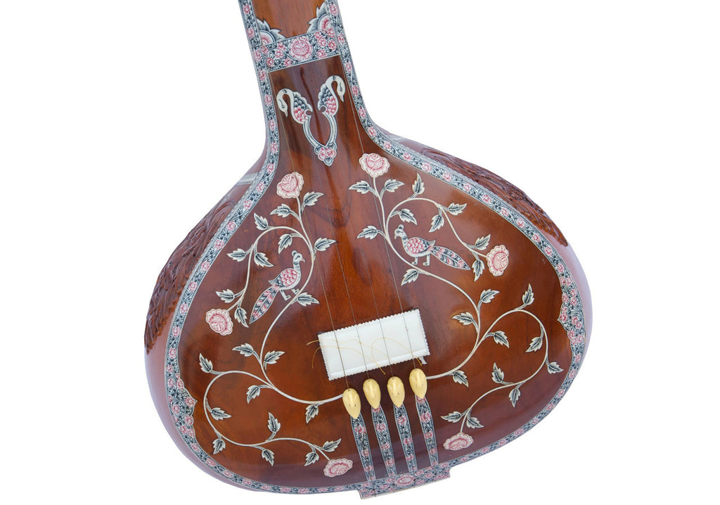 Kanai Lal & Sons Tanpura, Female, 4 Strings, Fiber Case (Tambura) CAD