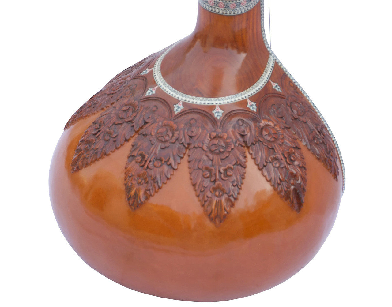 Kanai Lal & Sons Tanpura, Female, 4 Strings, Fiber Case (Tambura) CAD