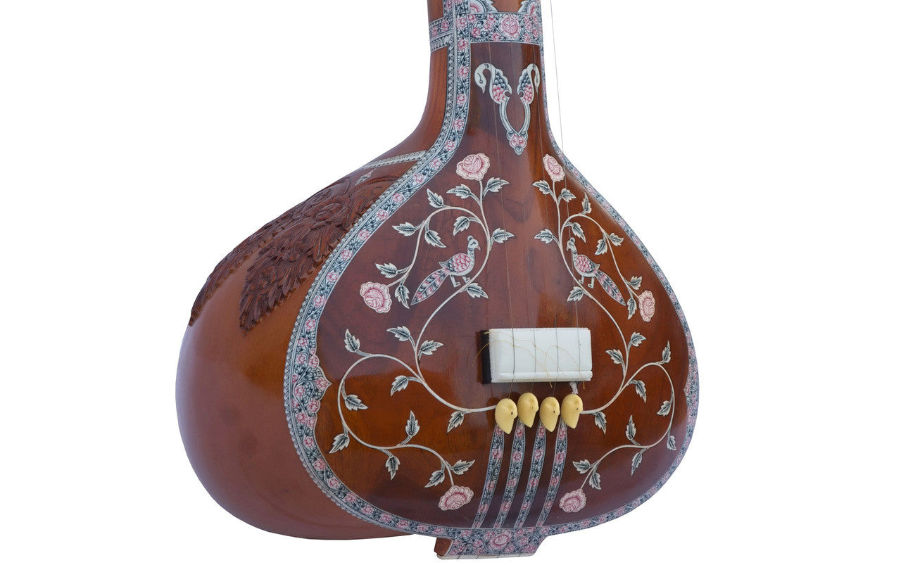 Kanai Lal & Sons Tanpura, Female, 4 Strings, Fiber Case (Tambura) CAD