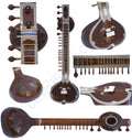 Kanai Lal Sitar, Ravi Shankar, Manipuri, Double Tumba, Fiber Case CAE