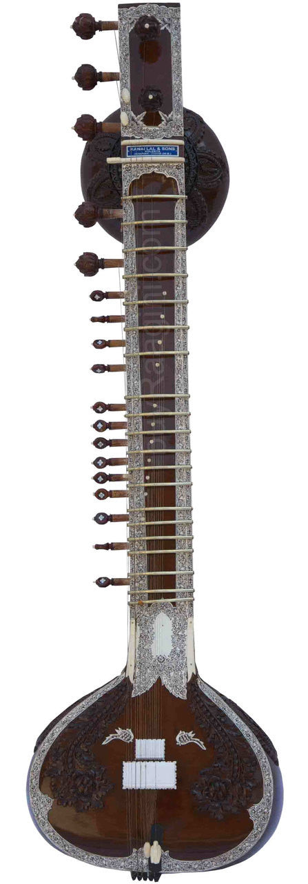 Kanai Lal Sitar, Ravi Shankar, Manipuri, Double Tumba, Fiber Case CAE
