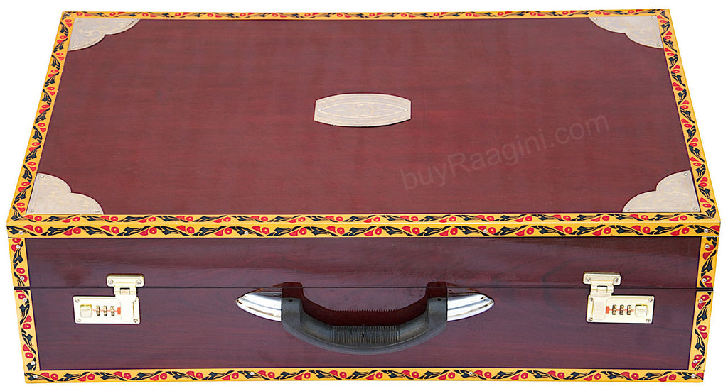 MONOJ K SARDAR Concert Harmonium, A440, 4 Reeds, Teak Wood Folding CDG