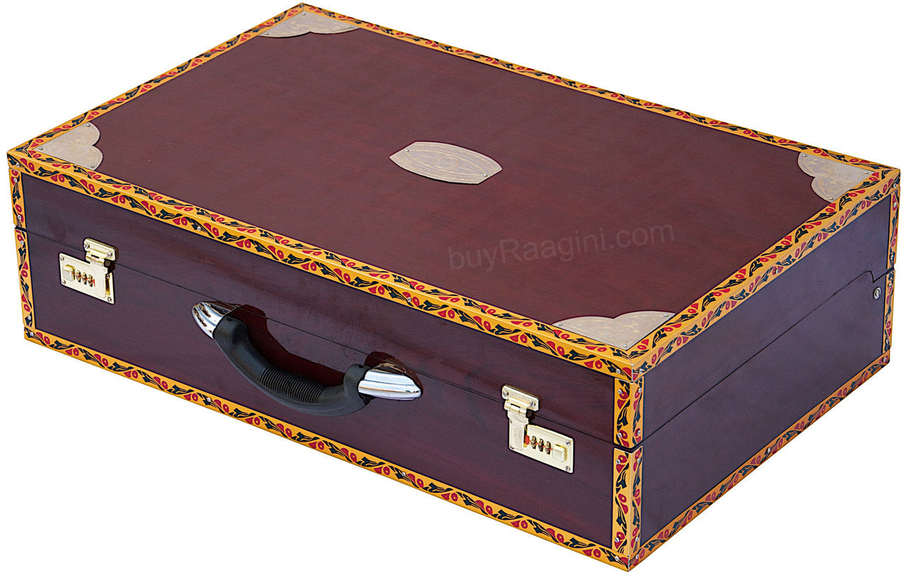 MONOJ K SARDAR Concert Harmonium, A440, 4 Reeds, Teak Wood Folding CDG