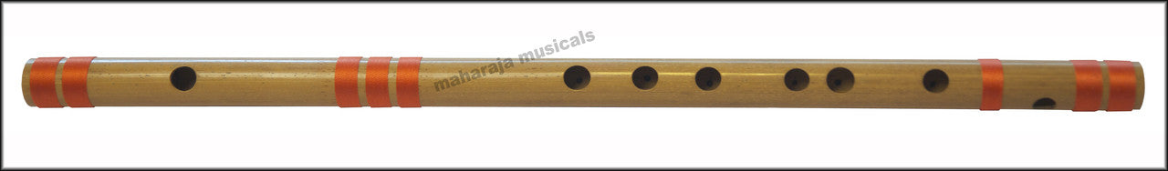 MAHARAJA Bansuri Scale C Sharp Small 9 Inch, Indian Bamboo Flute CFB
