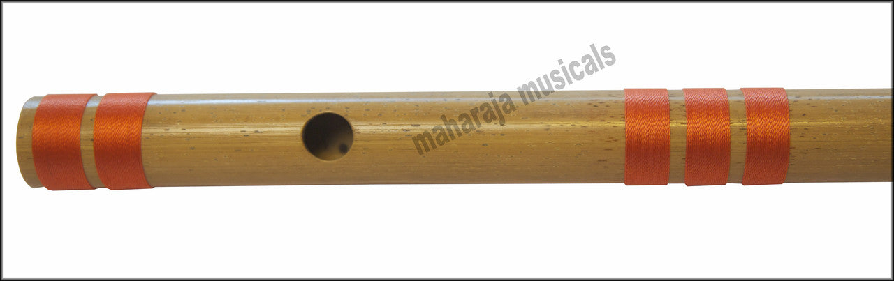 MAHARAJA Bansuri Scale C Sharp Small 9 Inch, Indian Bamboo Flute CFB