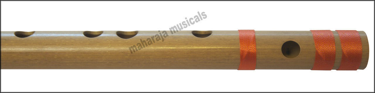 MAHARAJA Bansuri Scale C Sharp Small 9 Inch, Indian Bamboo Flute CFB