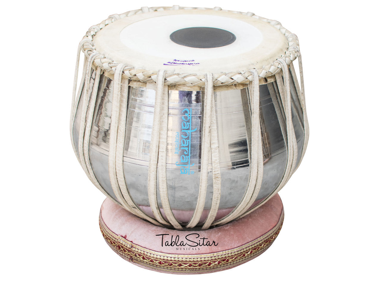 MAHARAJA Classic Tabla Set, 3 Kg Brass Bayan, Finest Dayan, Hammer CG