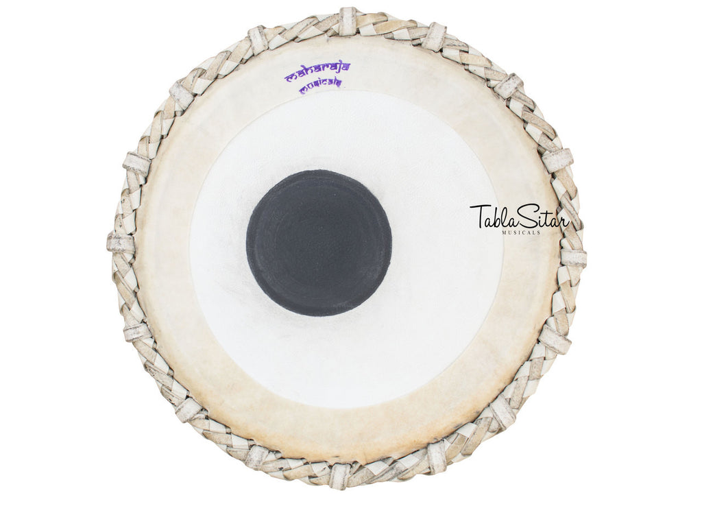 MAHARAJA Classic Tabla Set, 3 Kg Brass Bayan, Finest Dayan, Hammer CG