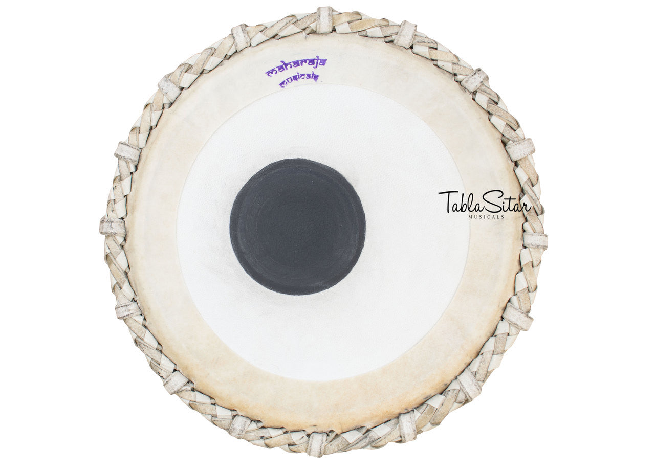 MAHARAJA Classic Tabla Set, 3 Kg Brass Bayan, Finest Dayan, Hammer CG