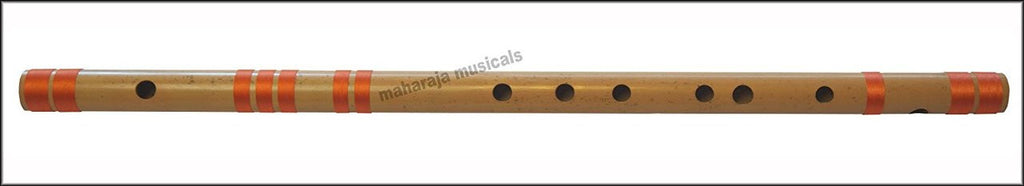 MAHARAJA Bansuri, Scale G Natural Bass 25.5 Inch Indian Bamboo Flute CGC