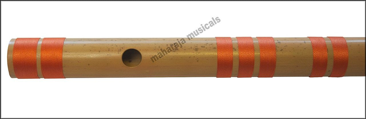 MAHARAJA Bansuri, Scale G Natural Bass 25.5 Inch Indian Bamboo Flute CGC