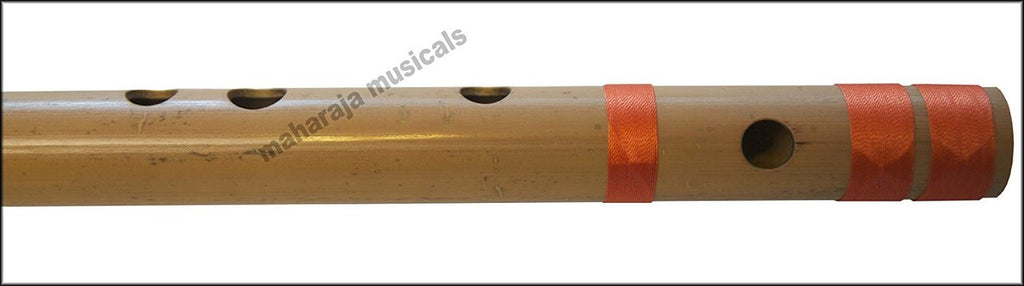 MAHARAJA Bansuri, Scale G Natural Bass 25.5 Inch Indian Bamboo Flute CGC