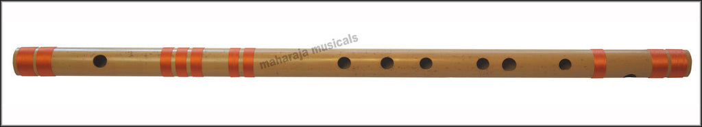 MAHARAJA Bansuri, Scale G# Sharp Bass 24 Inch, Indian Bamboo Flute CGE