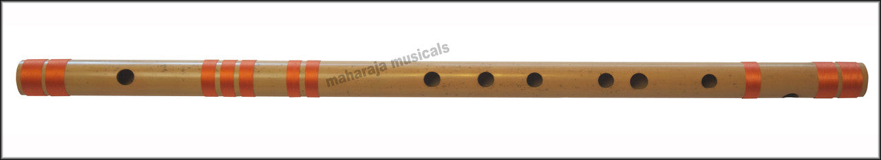 MAHARAJA Bansuri, Scale G# Sharp Bass 24 Inch, Indian Bamboo Flute CGE