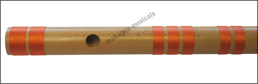 MAHARAJA Bansuri, Scale G# Sharp Bass 24 Inch, Indian Bamboo Flute CGE