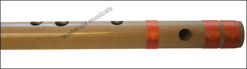 MAHARAJA Bansuri, Scale G# Sharp Bass 24 Inch, Indian Bamboo Flute CGE