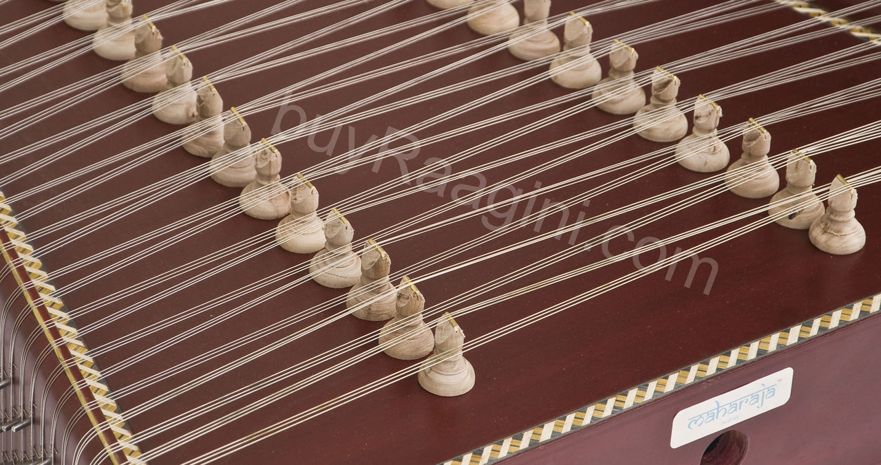 MAHARAJA Classical Indian Santoor/Santur, Mahogany, 31 Notes - CI
