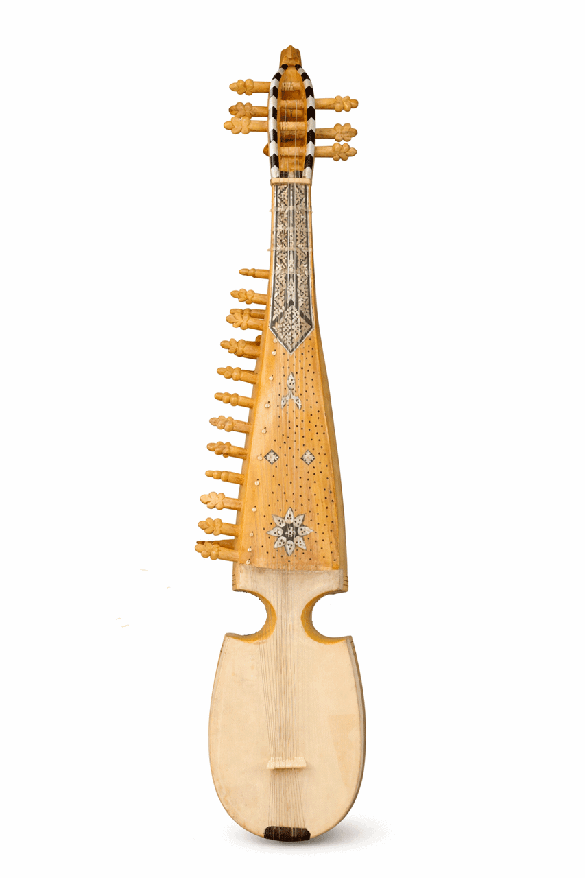 MAHARAJA MUSICALS Afghani Traditional Jackfruit Wood Designer Rabab/Rebab - NAR1
