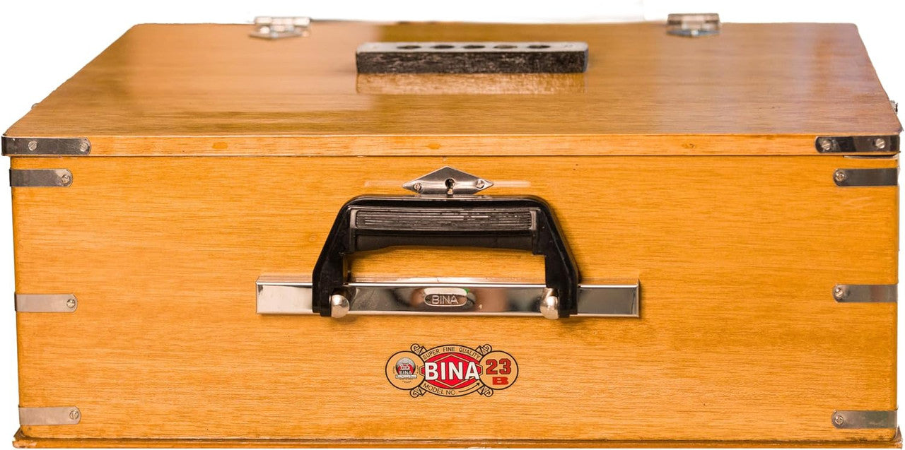 BINA No. 23B Deluxe Harmonium, 2.5 Octaves, Folding, Small DAA