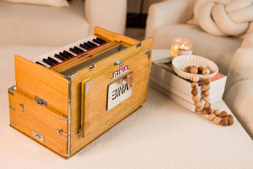 BINA No. 23B Deluxe Harmonium, 2.5 Octaves, Folding, Small DAA