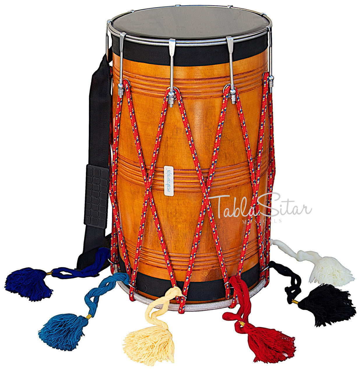 MAHARAJA Punjabi Dhol, Natural Color, Straight, Mango Wood - DBH