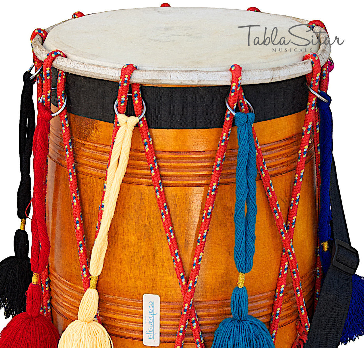 MAHARAJA Punjabi Dhol, Natural Color, Straight, Mango Wood - DBH
