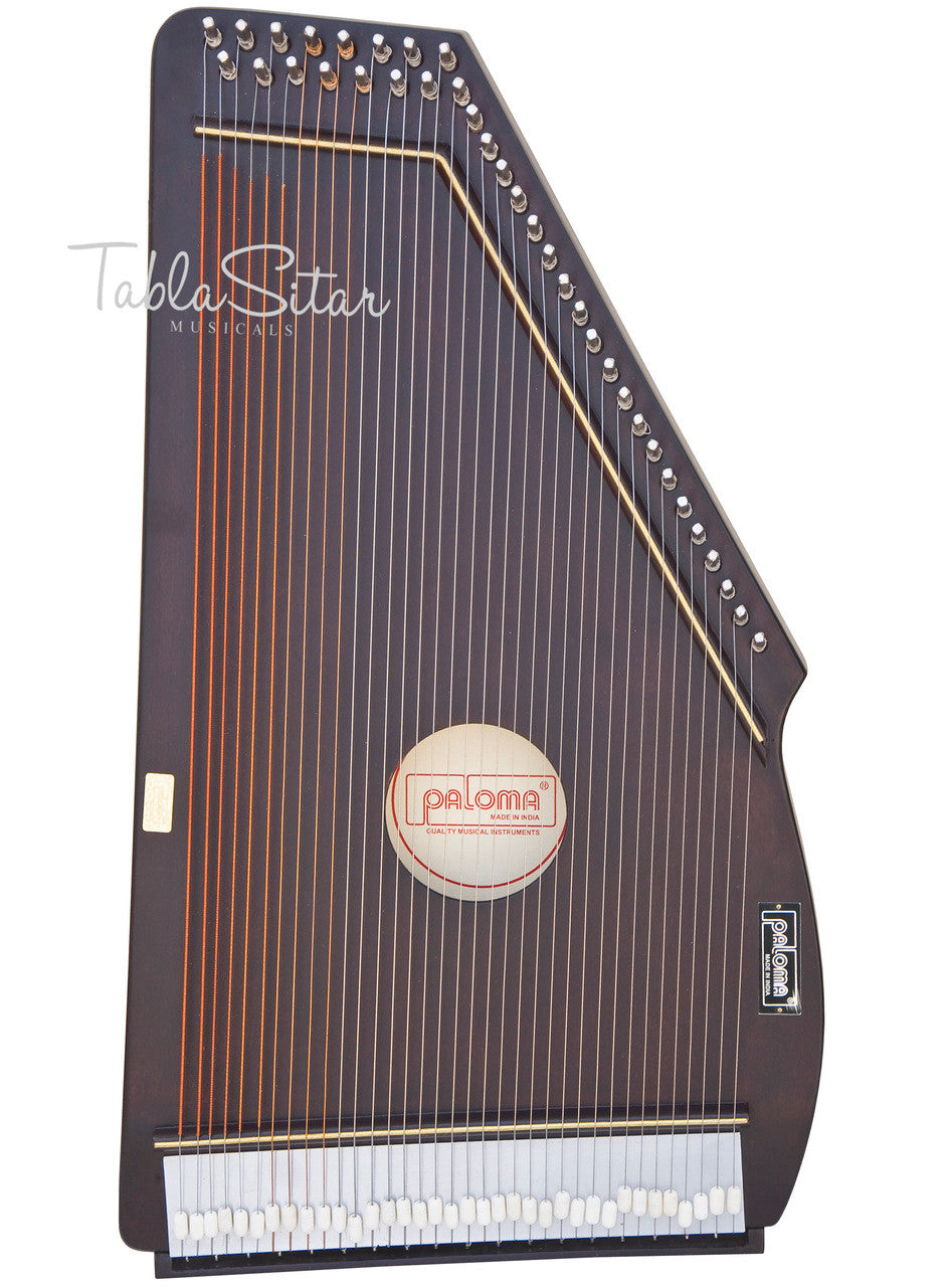 PALOMA Swarmandal (High Pitch)m Dark Color, Tun Wood - DDB