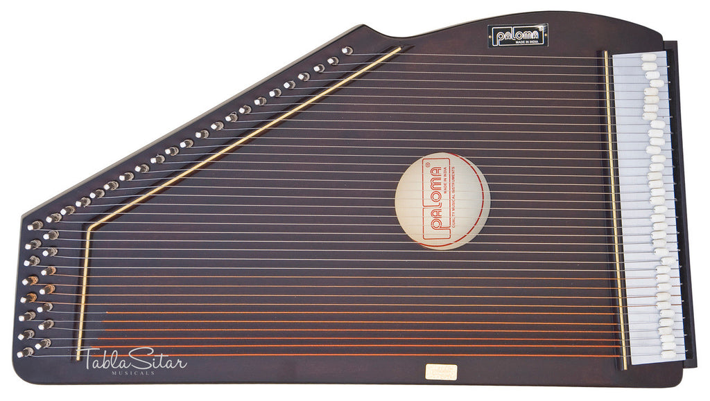 PALOMA Swarmandal (High Pitch)m Dark Color, Tun Wood - DDB