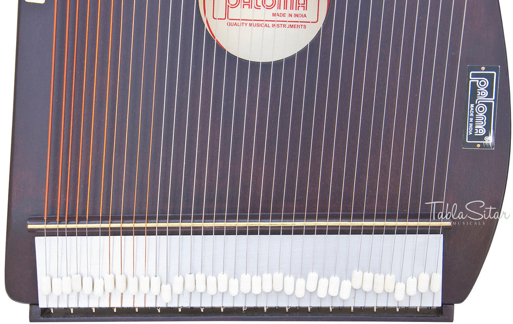 PALOMA Swarmandal (High Pitch)m Dark Color, Tun Wood - DDB