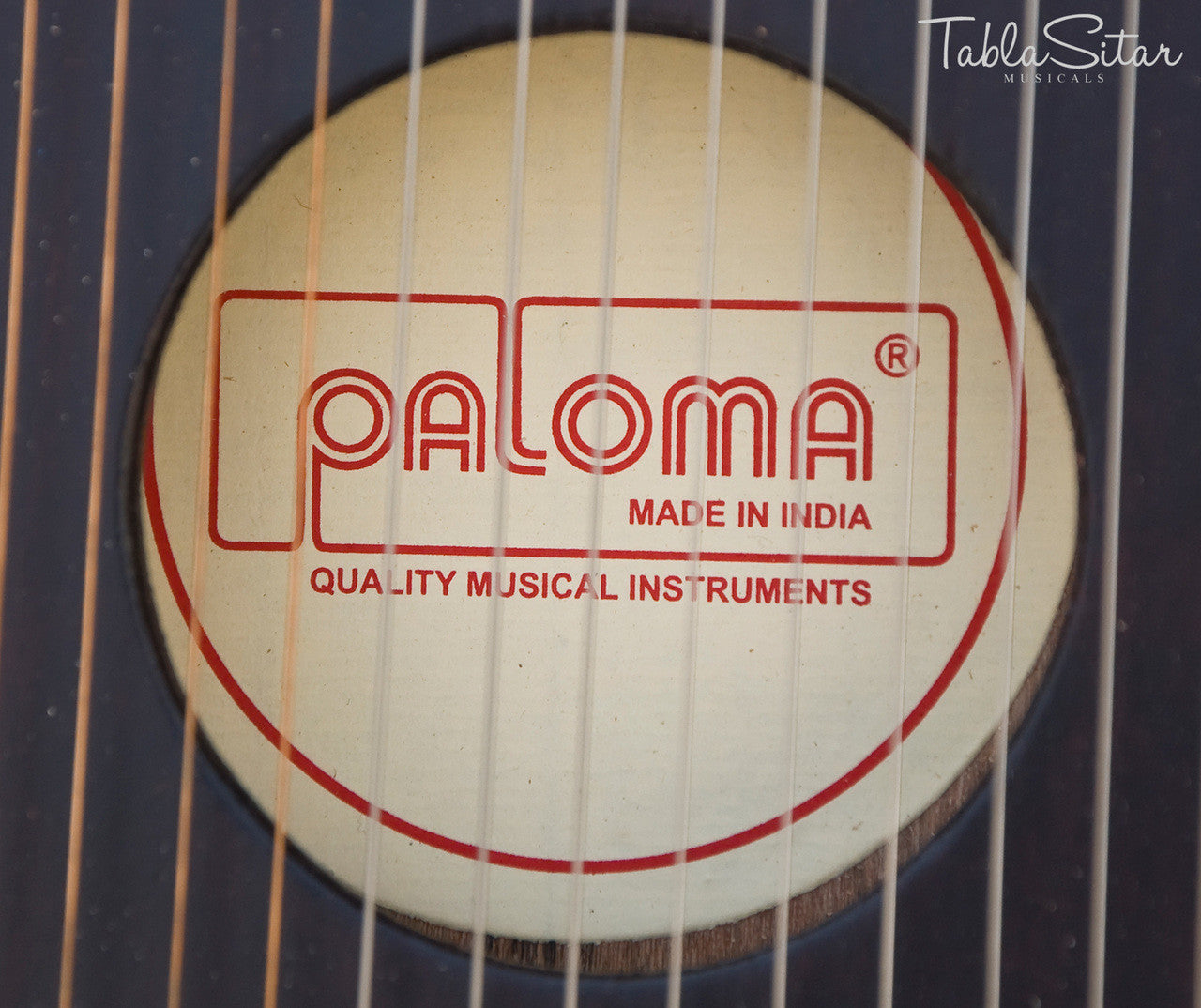PALOMA Swarmandal (High Pitch)m Dark Color, Tun Wood - DDB