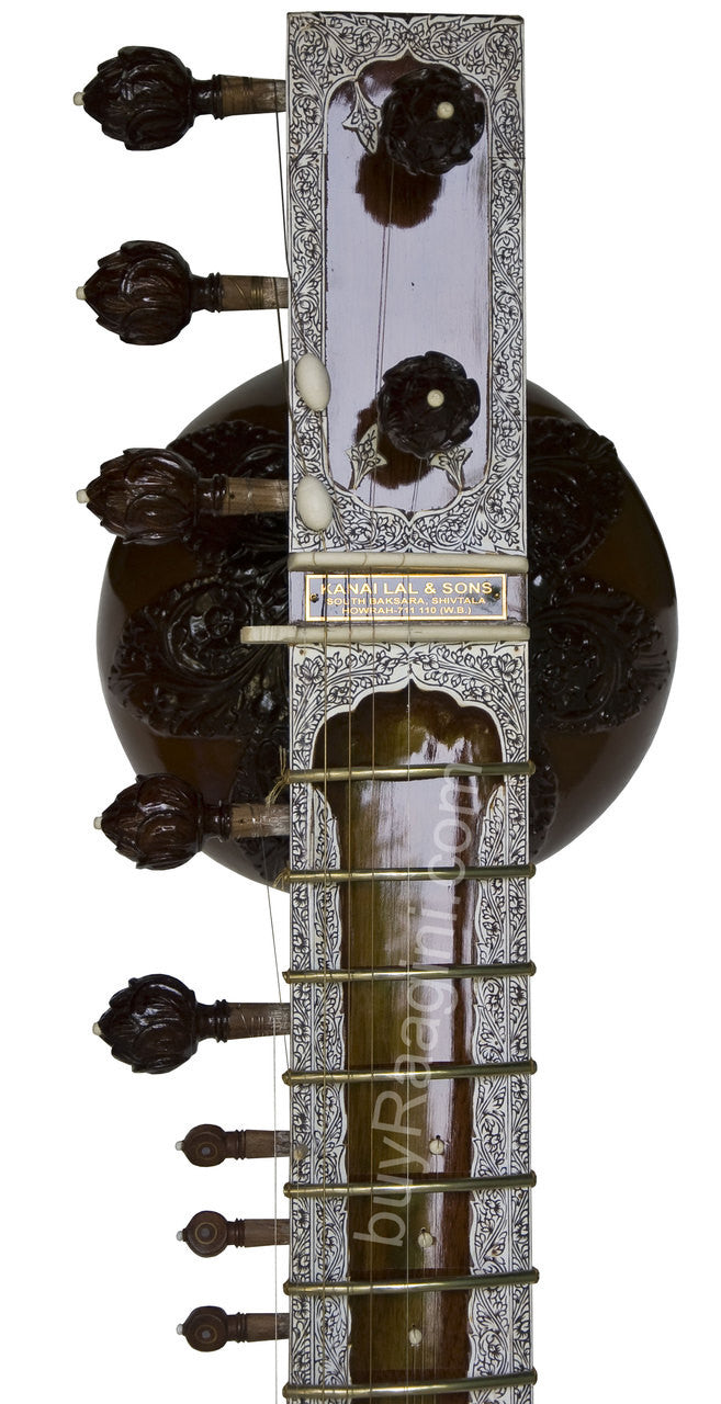Kanai Lal Sitar, Kaddu Patta, Ravi Shankar Style, Fiber Case - DDC