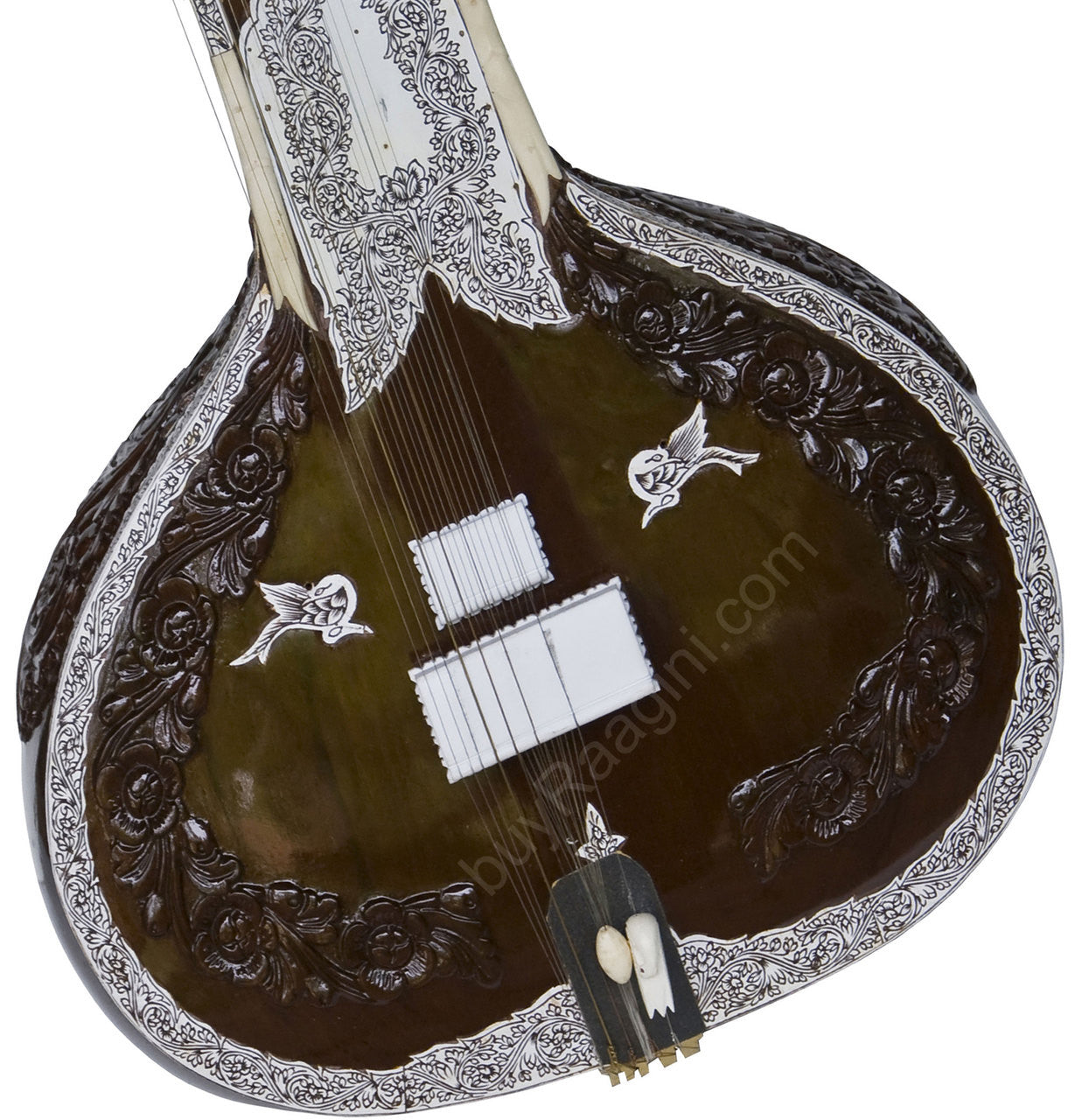 Kanai Lal Sitar, Kaddu Patta, Ravi Shankar Style, Fiber Case - DDC