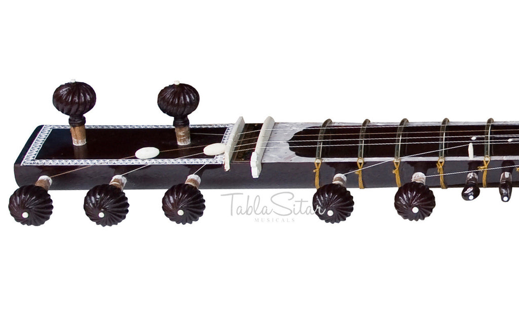 Kanai Lal Munda Sitar, Villayat Khan Style, Fiber Trolley - DDE