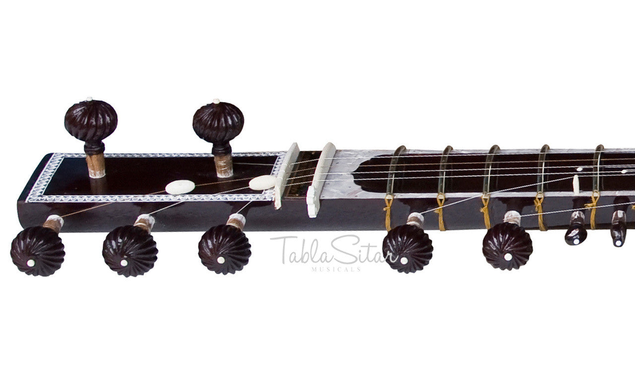 Kanai Lal Munda Sitar, Villayat Khan Style, Fiber Trolley - DDE