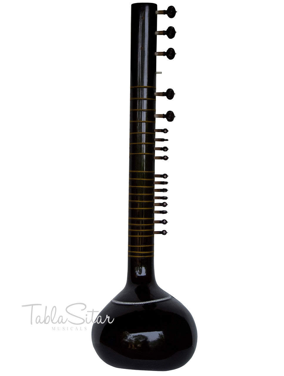 Kanai Lal Munda Sitar, Villayat Khan Style, Fiber Trolley - DDE