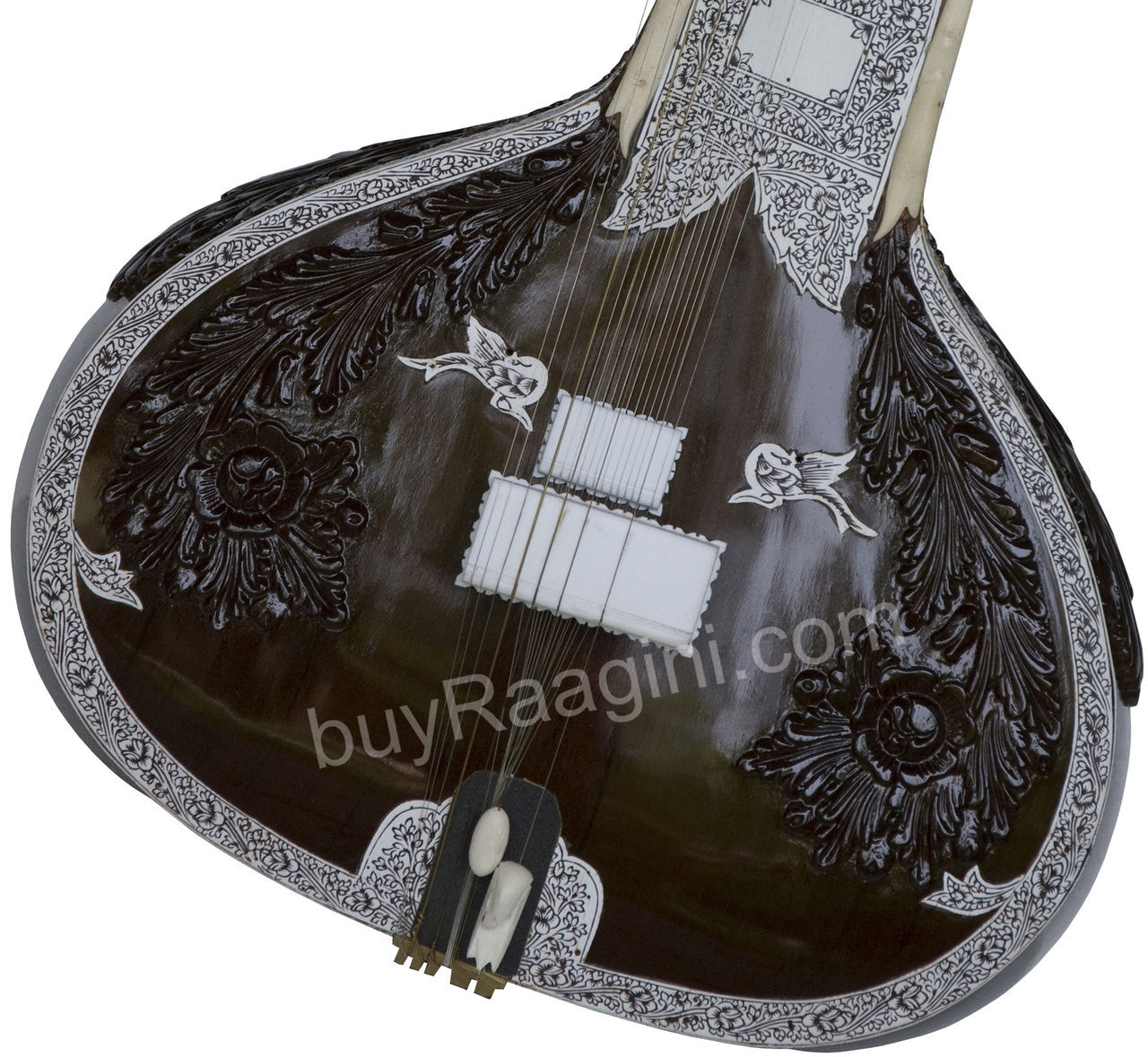 Kanai Lal Sitar, Ravi Shankar Style, Angur Patta, Fiber Case DDF
