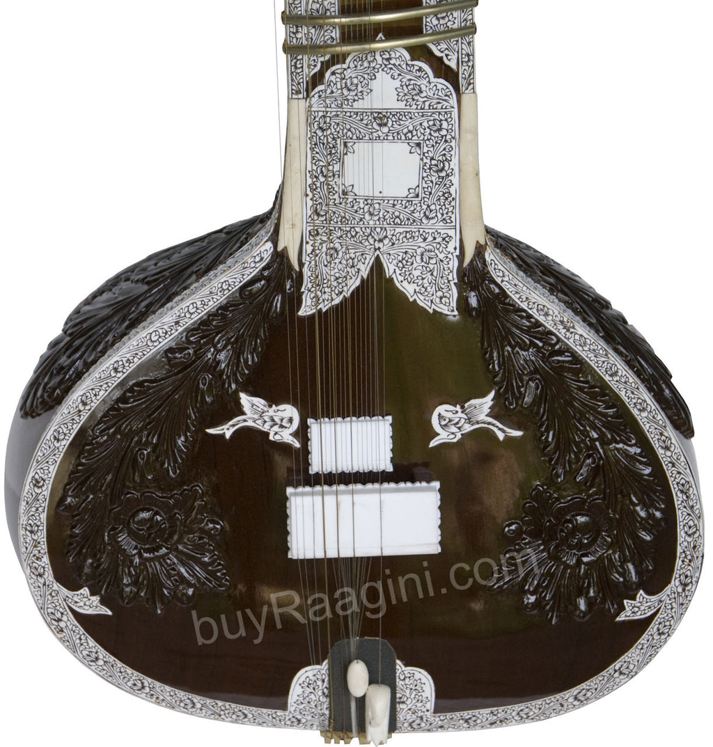 Kanai Lal Sitar, Ravi Shankar Style, Angur Patta, Fiber Case DDF