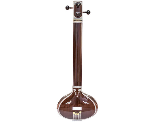 Kanai Lal & Sons Male Tanpura, 4 Strings, Fiber Case, Dark Tambura DDH