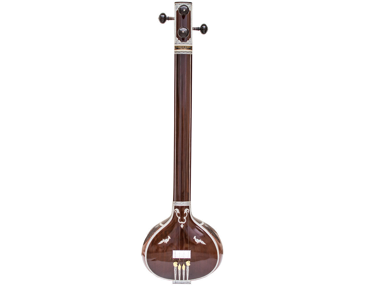 Kanai Lal & Sons Tanpura/Tambura, Female, 4 Strings, Fiber Case DDI