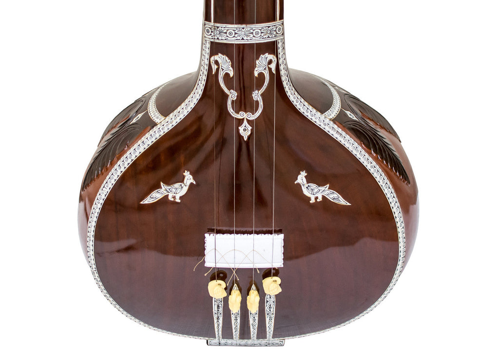 Kanai Lal & Sons Tanpura/Tambura, Female, 4 Strings, Fiber Case DDI