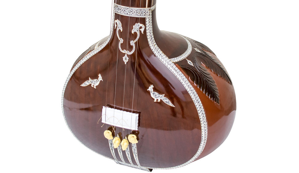 Kanai Lal & Sons Tanpura/Tambura, Female, 4 Strings, Fiber Case DDI