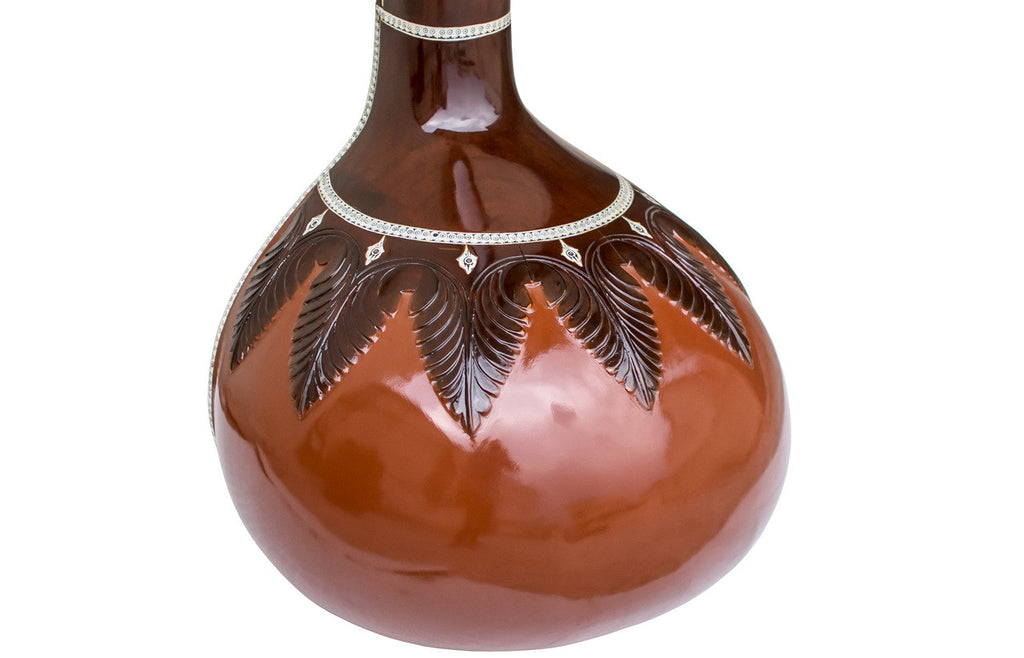 Kanai Lal & Sons Tanpura/Tambura, Female, 4 Strings, Fiber Case DDI