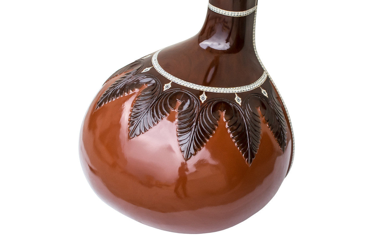 Kanai Lal & Sons Tanpura/Tambura, Female, 4 Strings, Fiber Case DDI