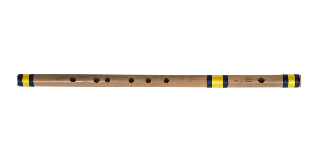 Sarfuddin Flutes Concert, Scale A Natural Bass 23.5 Inch, Indian Bamboo Flute DEA