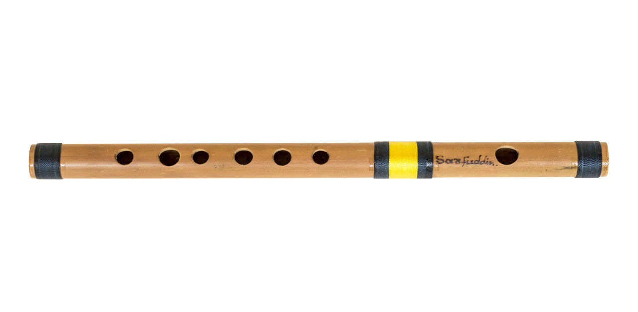 Sarfuddin Flutes Concert, Scale A Natural Medium 11 Inch, Indian Bamboo Flute DEB