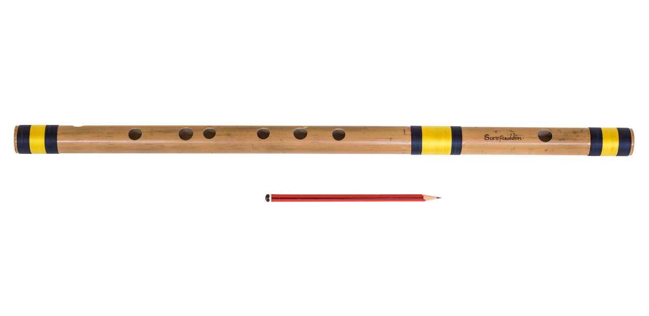 Sarfuddin Flutes Concert, Scale A Sharp Bass 21.5 Inch, Indian Bamboo Flute DEC