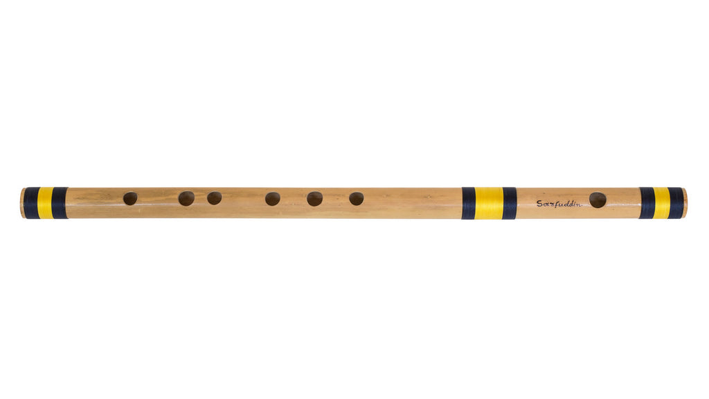Sarfuddin Flutes Concert, Scale B Nature Bass 20 Inch, Indian Bamboo Flute DEE