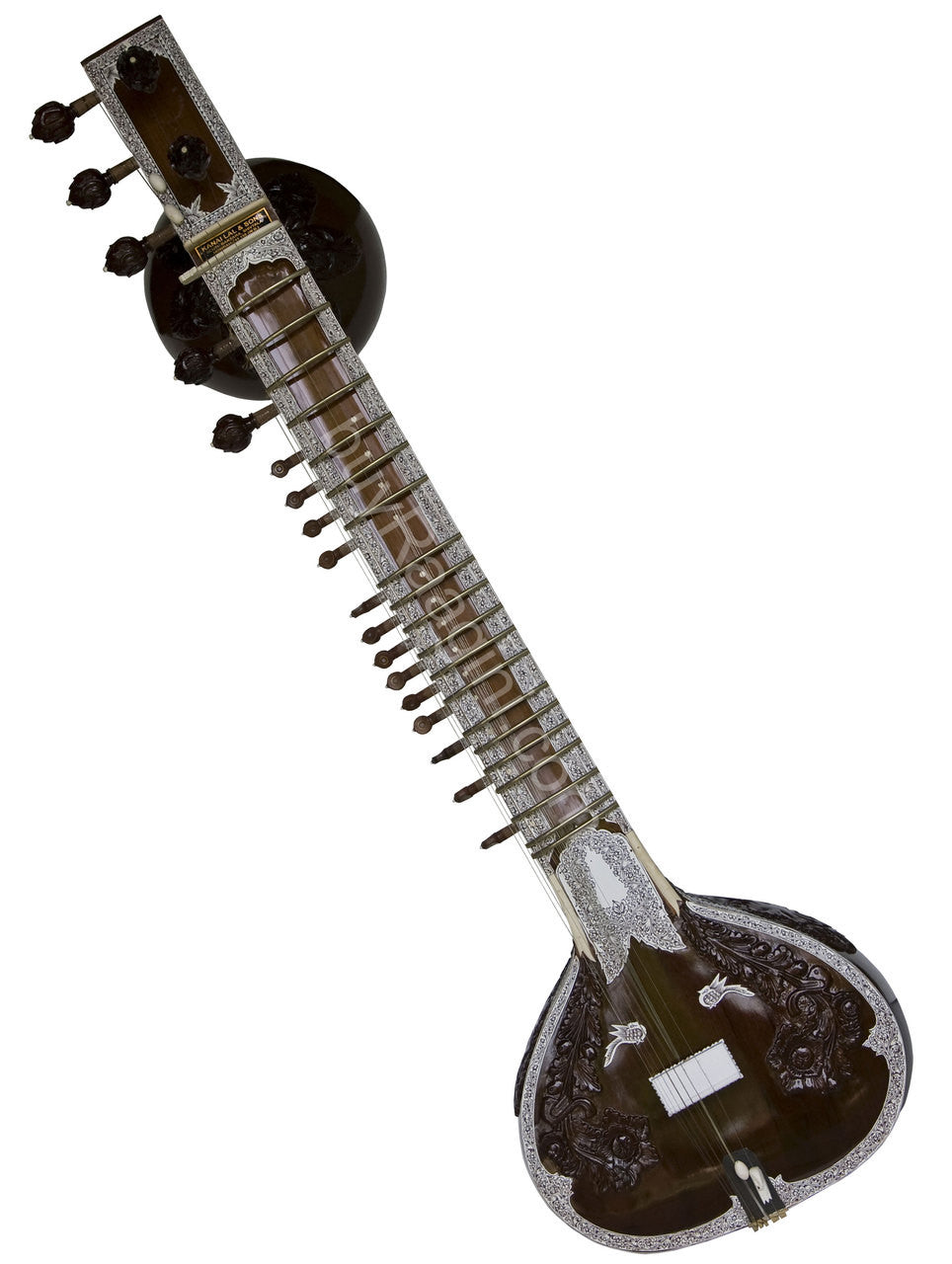 Kanai Lal Sitar, Jawa Patta, Ravi Shankar Style, Fiber Trolley DEJ