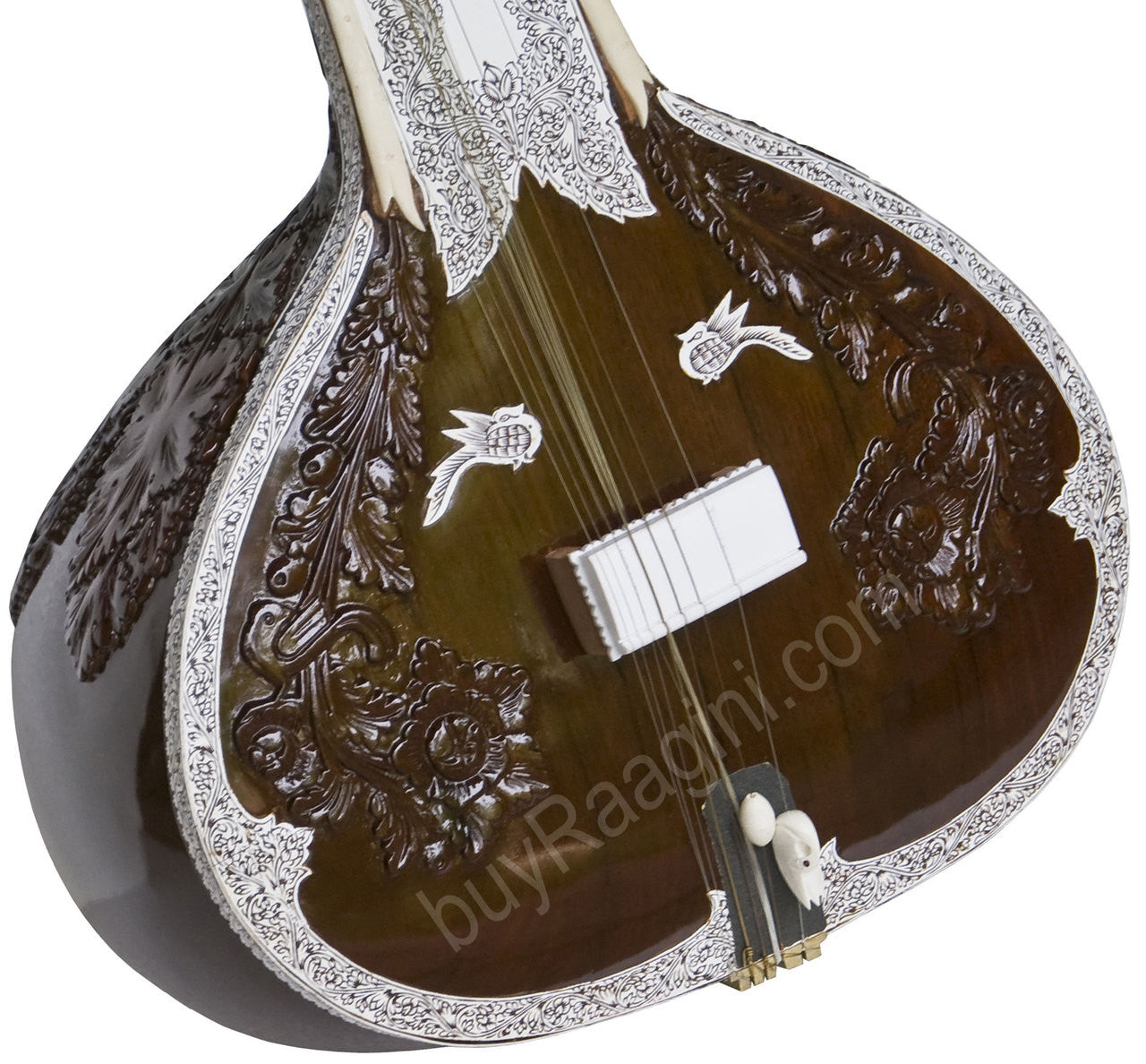 Kanai Lal Sitar, Jawa Patta, Ravi Shankar Style, Fiber Trolley DEJ